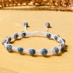 Dragon vines agate Gemstone adjustable Bracelet
